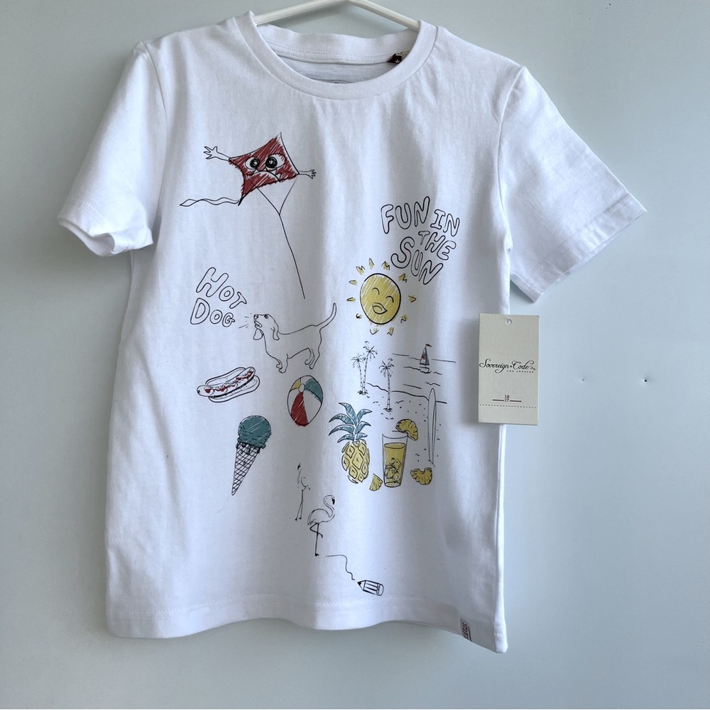 Sovereign Code Fun in the Sun Tee Shirt Size 4